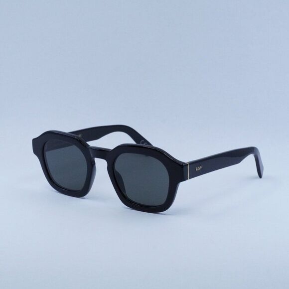 🕶️ New RetroSuperFuture SALUTO BLACK 9FP Sunglasses - Black Frame, Grey Lenses - Picture 1 of 11